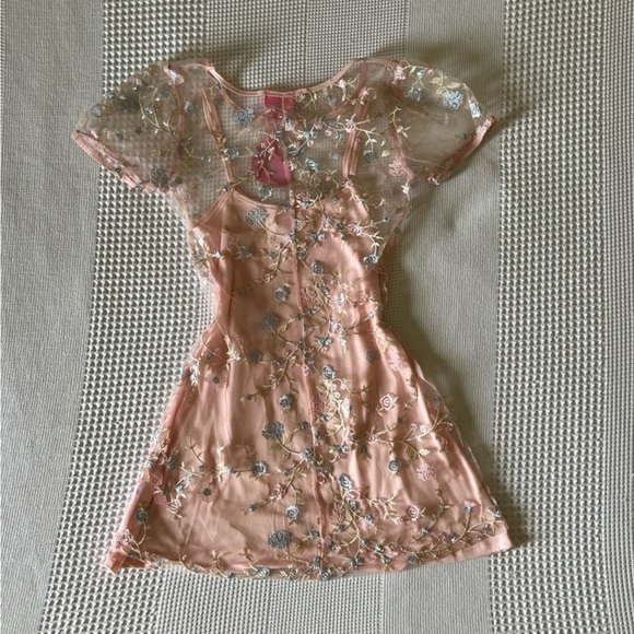NWT - Dolls Kill - ‘Peony Forbidden Garden Embroidered Dress’ - XS - Picture 2 of 9